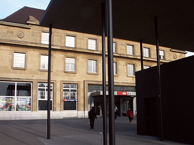 Entre de la gare de Neuchtel