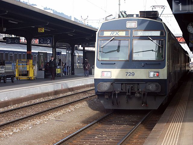 Gare de Neuchtel, les quais