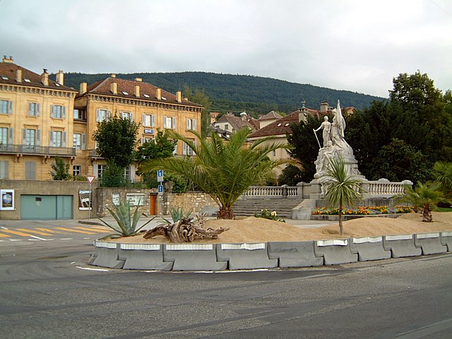 Giratoire de l'Avenue du 1er-Mars, Neuchtel