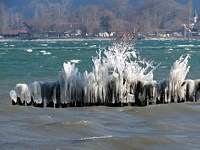 Sculpture de glace au Landeron