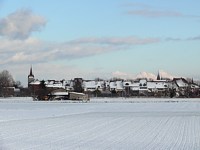 Le Landeron sous la neige