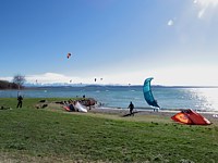 Kitesurf à Saint-Blaise