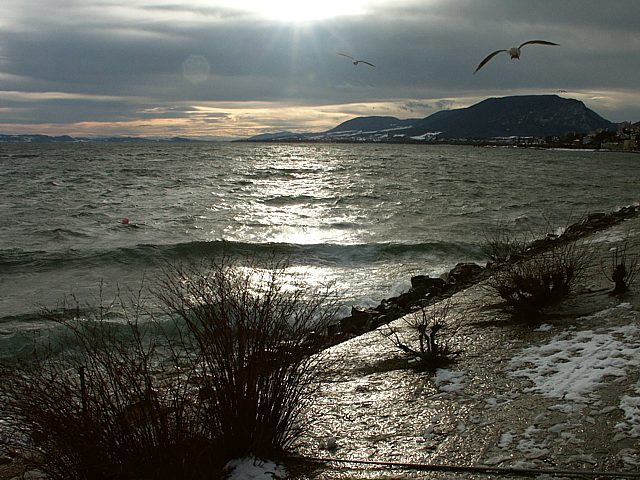 Lac en hiver