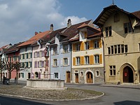 Le Landeron, la fontaine Saint-Maurice