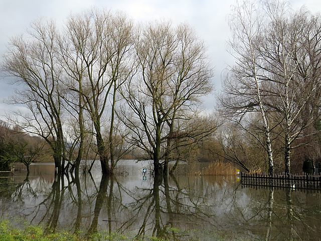 Inondation autour du Loclat
