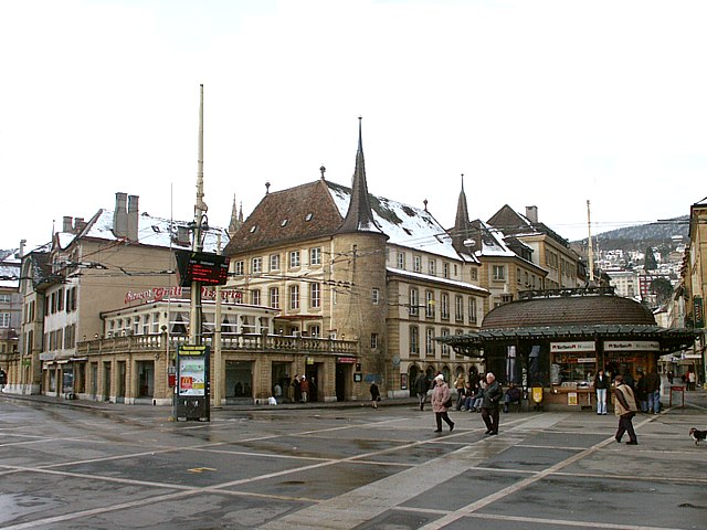 La place Pury de Neuchtel