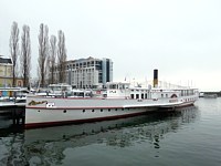 Les bateaux se reposent en hiver