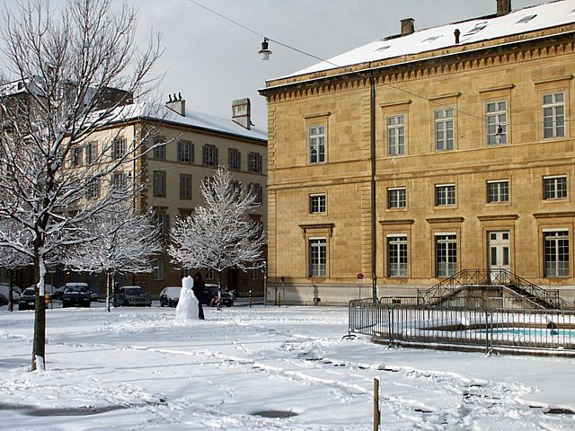 Rue Coq-d'Inde en hiver