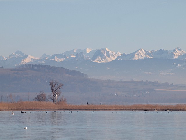 La Rame, le lac et les Alpes