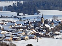 Coffrane sous le neige