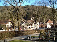 Valangin depuis le cimetière