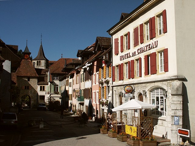 Le bourg de Valangin